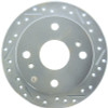 Stoptech 85-87 Toyota Corolla Drilled/Slotted Disc Brake Rotor - Left