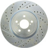 StopTech 05-14 Subaru Legacy Select Sport Drilled & Slotted Rotor - Right
