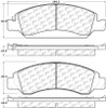 StopTech 08-20 Cadillac Escalade Front Truck & SUV Brake Pad