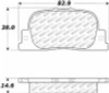 Stoptech 05-10 Scion tC Rear ST Street Select Brake Pads