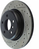 StopTech 2011-2013 BMW 535i / 2012-2016 BMW 640i Slotted & Drilled Rear Right Brake Rotor