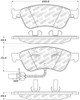 StopTech Street Touring 07-10 Audi S6/S8 Front Brake Pads