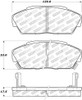 StopTech Street Touring 90-93 Acura Integra / 90-93 Honda Civic Front Brake Pads