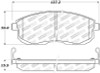 StopTech Street Touring 02-04 Infiniti I30/I35 / 02-06 Nissan Altima Front Brake Pads