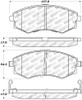 StopTech Street Touring 89-1/94 Nissan 240SX (w/ABS) Front Brake Pads
