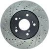 StopTech Slotted & Drilled Sport Brake Rotor Front Right 13 Honda Accord Sport