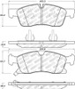 StopTech 11-20 Jeep Grand Cherokee Street Select Front Brake Pads