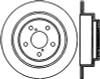 StopTech 90-08 Subaru Legacy/Forester/Impreza Rear Right Drilled SportStop Cryo Rotor