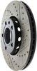 StopTech 96-7/04 Audi A4 / 95-01 A6 / 7/98-05 VW Passat Left Front Slotted and Drilled Rotor