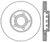 StopTech 96-7/04 Audi A4 / 95-01 A6 / 7/98-05 VW Passat Right Front Slotted and Drilled Rotor