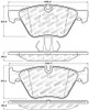 StopTech Performance 12 BMW X1 / 09-13 Z4 / 06 325 Series (Exc E90) Front Brake Pads