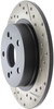StopTech SportStop 10-13 Scion tC Slotted & Drilled Left Rear Rotor