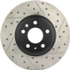 StopTech Power Slot 09-10 Audi A4/A4 Quattro / 08-10 A5 / 10 S4 Front Left Drilled & Slotted Rotor
