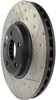 StopTech Power Slot 09-10 Audi A4/A4 Quattro / 08-10 A5 / 10 S4 Front Left Drilled & Slotted Rotor