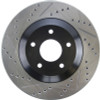 StopTech 04 & 08 Cadillac XLR/XLR-V / 97-04 Chevy Corvette Slotted & Drilled Front Right Rotor