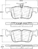 StopTech 13-18 Lincoln MKZ / Ford Fusion Street Select Rear Brake Pads