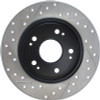 StopTech 06-09 Honda Civic Ex/Si Slotted & Drilled Left Rear Rotor