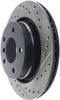StopTech Power Slot 00 BMW 323 / 01-07 325 / 99-00 328 Series Rear Left Drilled & Slotted Rotor