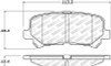 StopTech Street Select 07-13 Acura MDX Rear Brake Pads