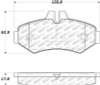 StopTech 02-11 Mercedes G500 Street Select Rear Brake Pads