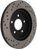 StopTech 05-10 Ford Mustang V6/4.0L / GT V8/4.6L Cross Drilled Left Rear Rotor