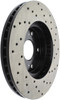 StopTech 99-08 Acura TL (STD Caliber) / 01-03 CL / 04-09 TSX Cross Drilled Right Front Rotor