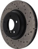 StopTech 07-10 BMW 335i Cross Drilled Left Front Rotor
