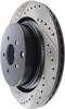 StopTech 09 Infiniti FX50 SportStop Slotted & Drilled Rear Right Rotor