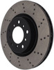StopTech 01-06 BMW M3 Drilled Left Front Rotor
