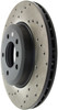 StopTech 01-06 BMW 330 Drilled Right Front Rotor