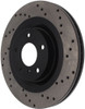 StopTech 08-09 Infiniti EX35 / 05-08 G35 / 09 G37 / 06-09 M35/M45 Drilled Left Front Rotor