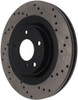 StopTech 08-09 Infiniti EX35 / 05-08 G35 / 09 G37 / 06-09 M35/M45 Drilled Right Front Rotor