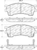 StopTech Street Select Brake Pads - Rear 305.06370