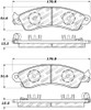 StopTech Street Select Brake Pads - Rear 305.04120