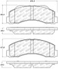 StopTech Street Select Brake Pads - Front/Rear 305.14140