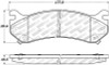 StopTech Street Select Brake Pads - Front 305.07850