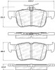 StopTech Street Brake Pads w/Shims & Hardware - Rear