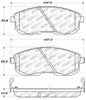 StopTech Performance 02-05 350z / 03-04 G35 / 03-05 G35X Front Brake Pads