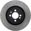 StopTech Sport Cross Drilled Brake Rotor - Front Left 128.34114R