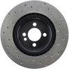 StopTech Sport Cross Drilled Brake Rotor - Front Left 128.34114R