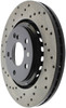 StopTech Sport Cross Drilled Brake Rotor - Front Left 128.40092R