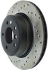StopTech Sport Cross Drilled Brake Rotor - Front Left 128.34109R