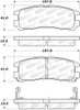 StopTech Sport Brake Pads w/Shims and Hardware - Rear 309.03831