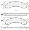 StopTech Sport Brake Pads w/Shims and Hardware - Rear 309.08210