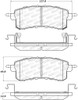 StopTech Sport Brake Pads w/Shims and Hardware - Rear 309.15100