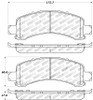 StopTech Sport Brake Pads w/Shims and Hardware - Front 309.09741