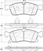 StopTech Performance 11-12 Dodge Durango Front Brake Pads