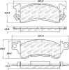 StopTech Sport Brake Pads w/Shims and Hardware - Front 309.00520