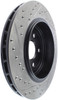 StopTech 12-15 Jeep Cherokee SRT8 Sport Slotted & Drilled Rear Driver Side Brake Rotor