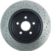 StopTech 12-15 Jeep Cherokee SRT8 Sport Slotted & Drilled Rear Passenger Side Rotor
